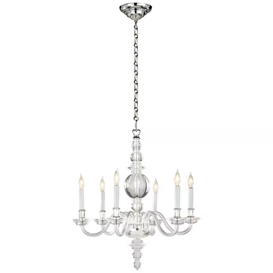 George ll Small 6-Light Chandelier