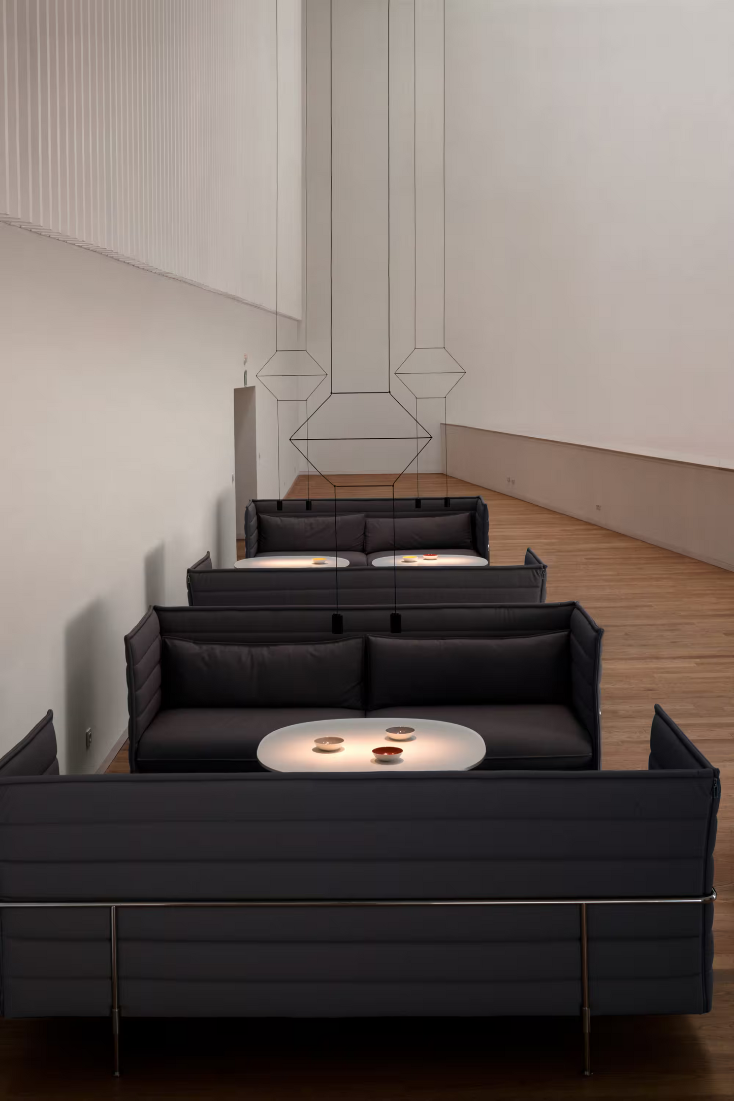 Wireflow Lineal Two-Light Pendant