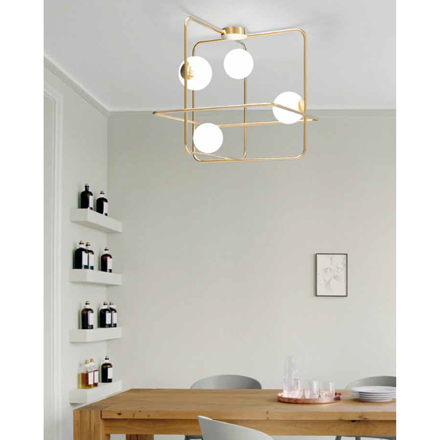 Intrigo Square Ceiling Light