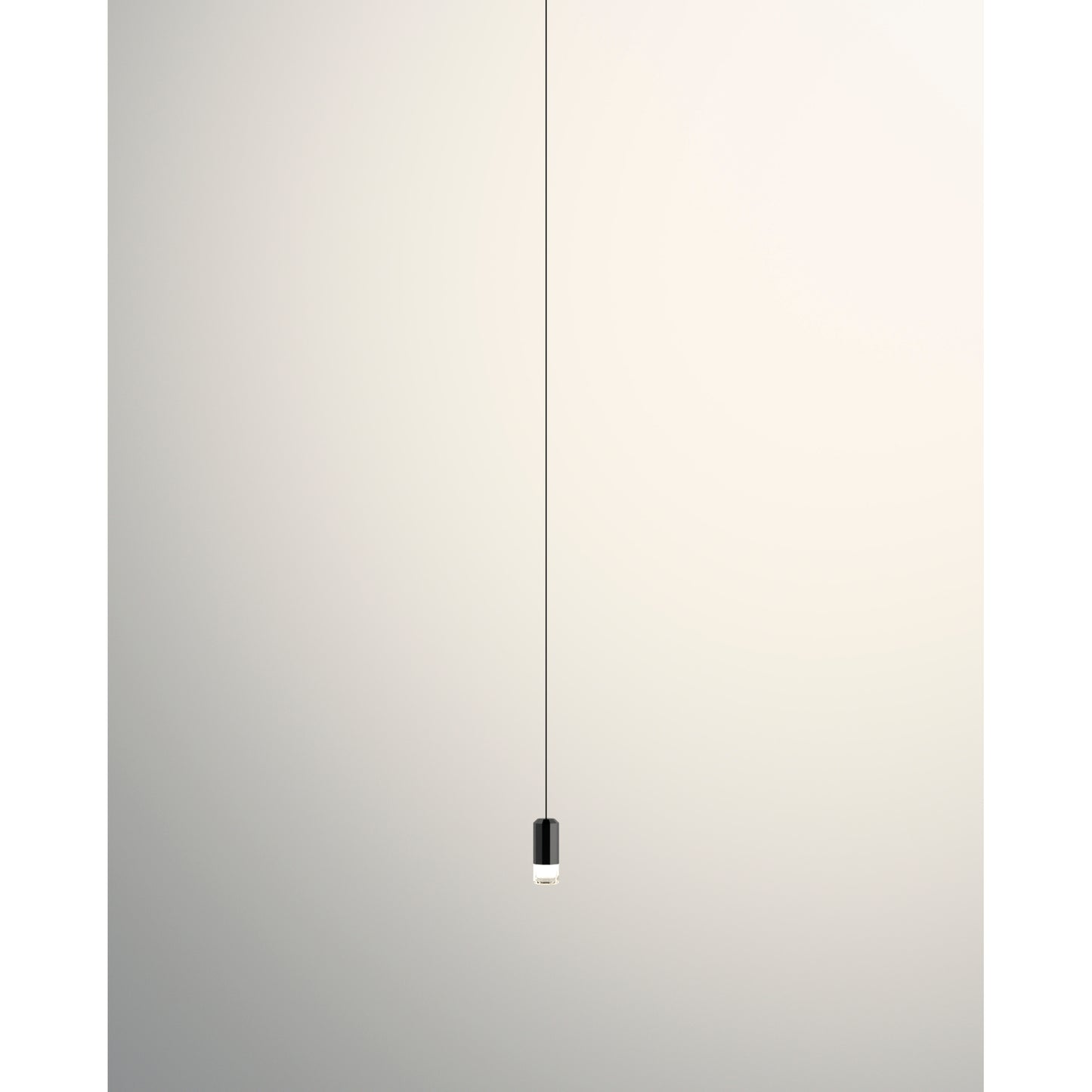 Wireflow FreeForm Single LED Pendant with Pressed Glass Diffuser