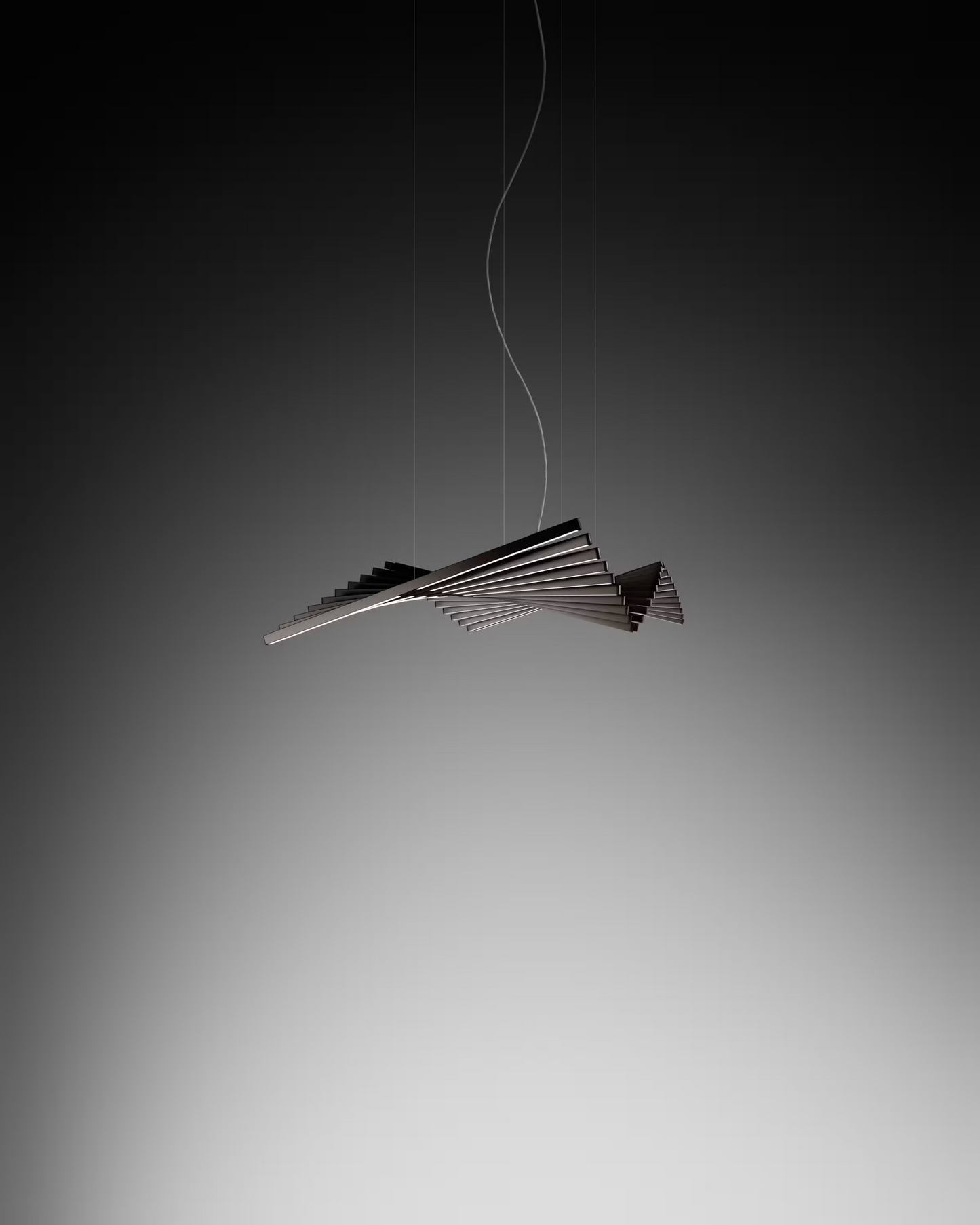 Rhythm Horizontal Small Thirty-Light LED Pendant