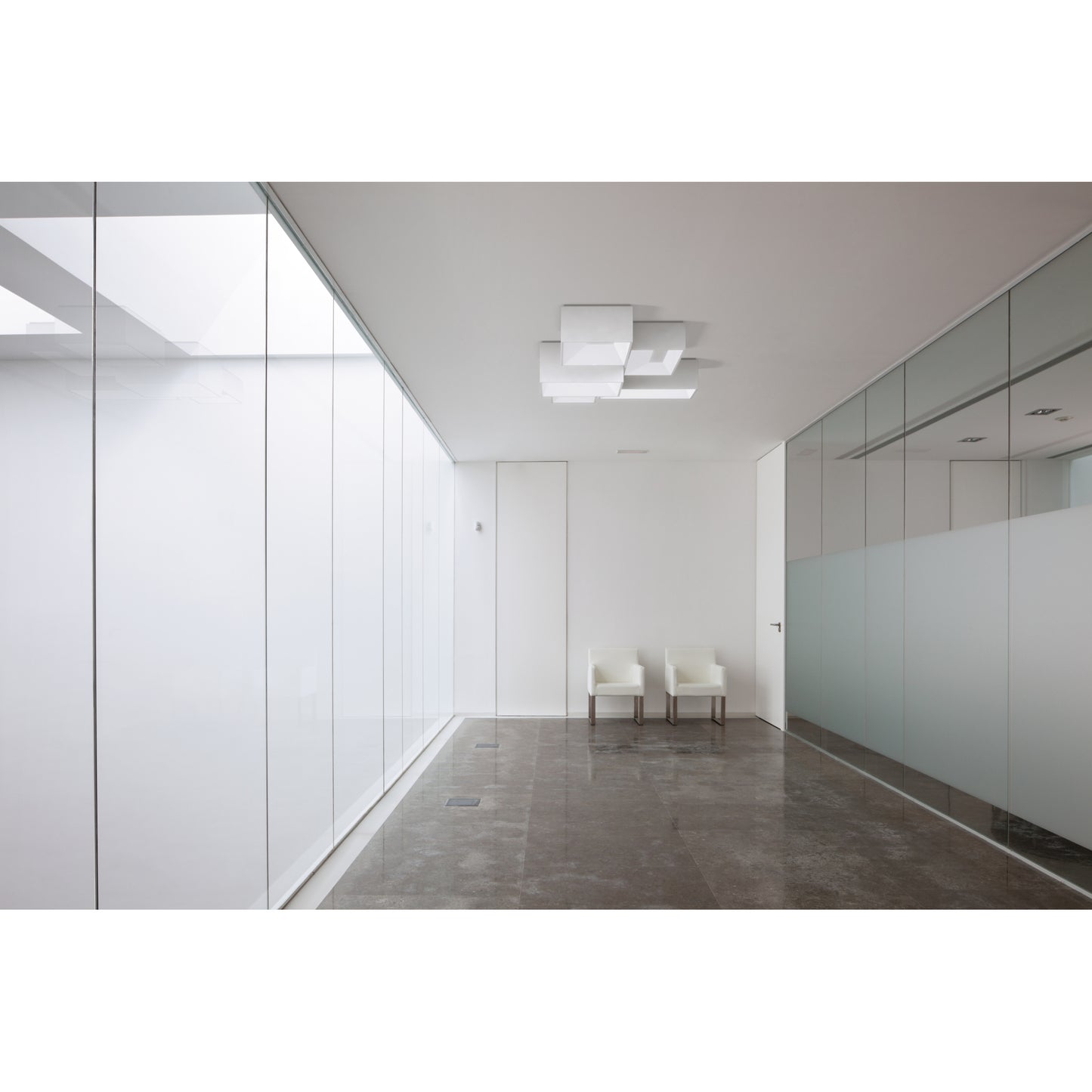 Link Five-Light Non-Dimmable Ceiling Surface with Combinations of Different Rectangular Shapes