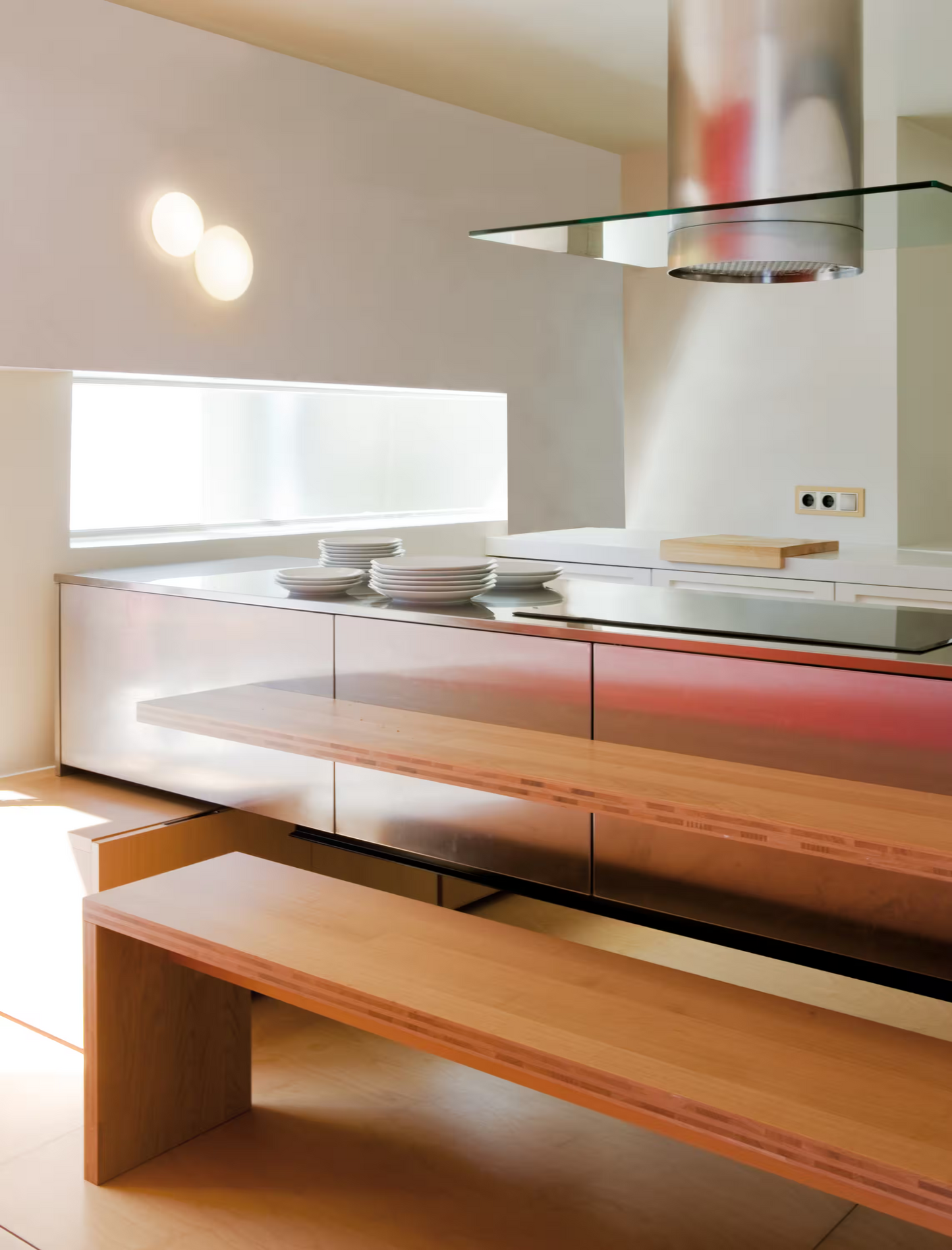 Puck Wall or Ceiling Double Light White
