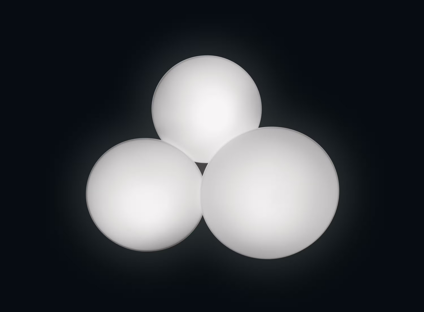 Puck Wall or Ceiling Triple Light
