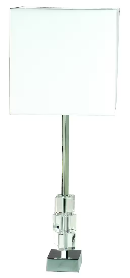 Blocks Table Lamp with White Shade