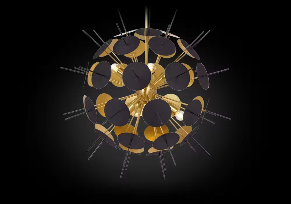 Sputnik Six-Light Chandelier