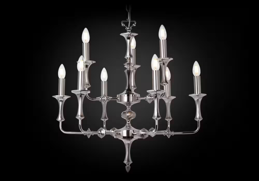 Castle Nine-Light Chandelier