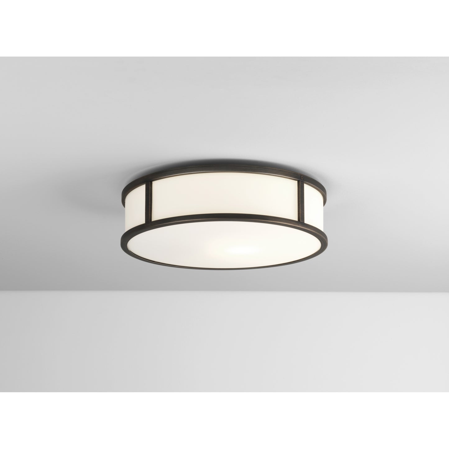 Mashiko 300 Large Round Opal Glass Ceiling Light