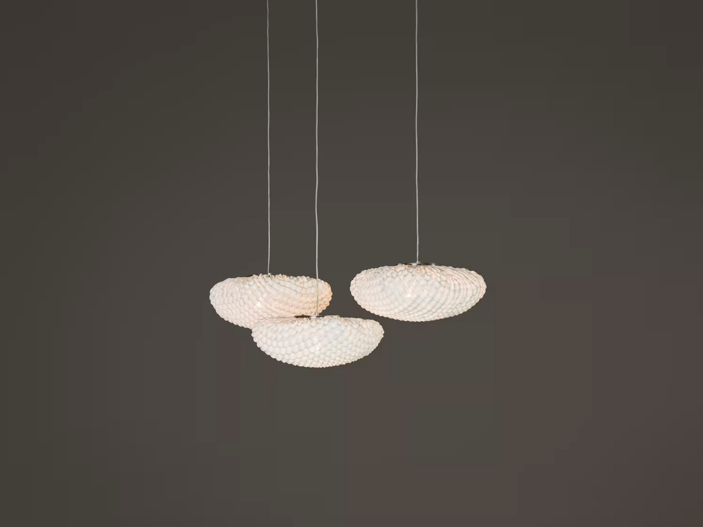 Tati Three-Light Oval Pendant