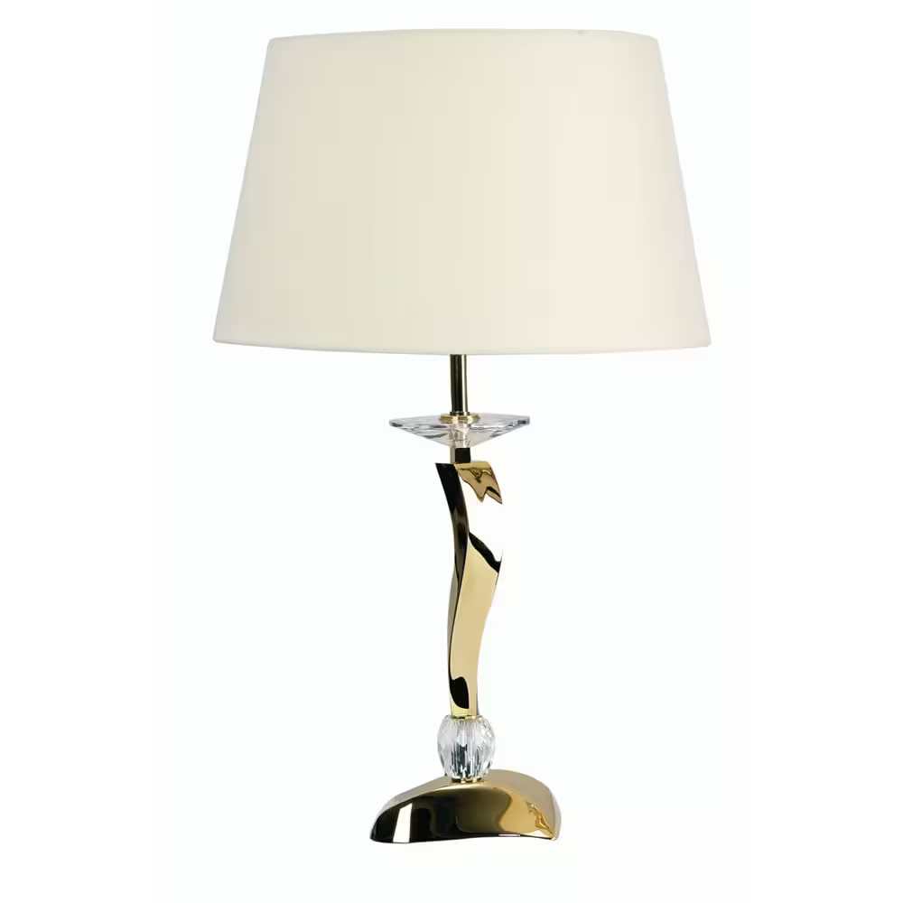 Aire Large Table Lamp with Asfour Lead Crystal