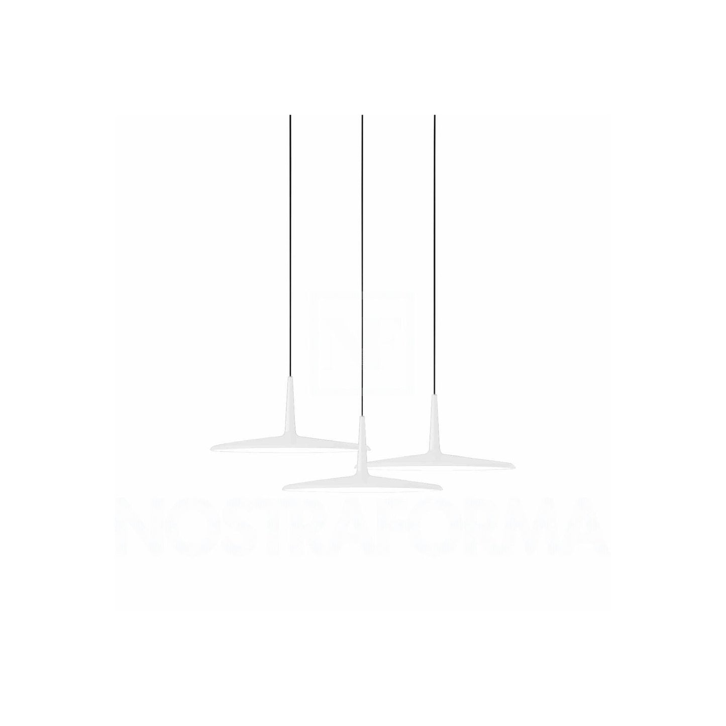 Skan Three-Light LED Pendant with Methacrylate Diffuser Shade