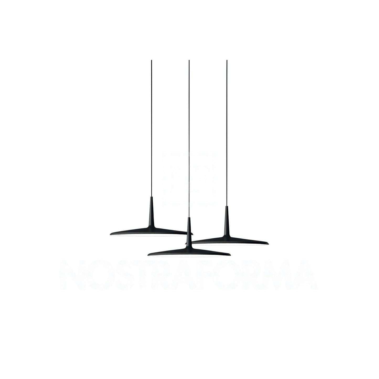 Skan Three-Light LED Pendant with Methacrylate Diffuser Shade