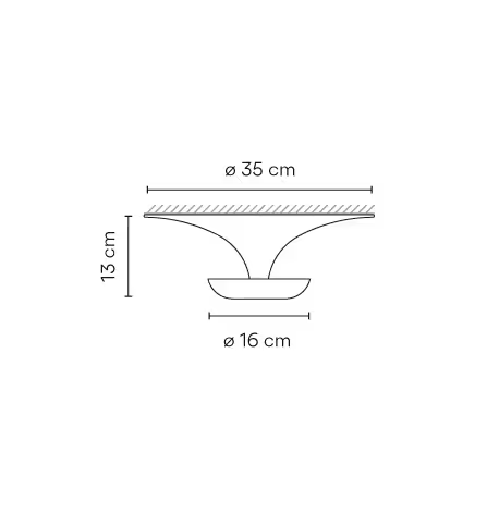 Funnel Medium Ceiling Light