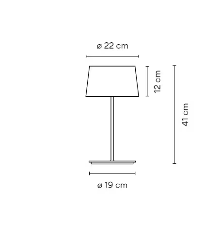 Warm Mini Screen Table Lamp