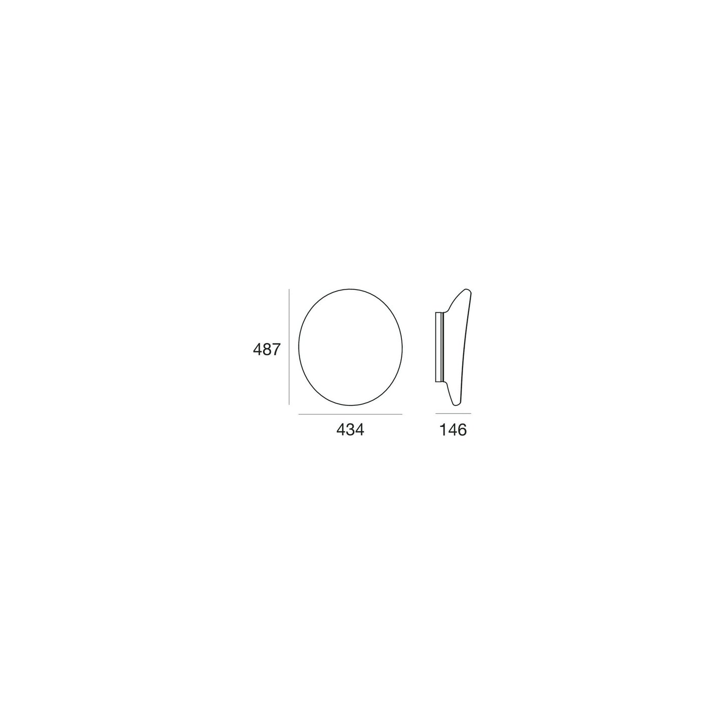 Dynamic Modern LED Wall or Ceiling Mounted Light
