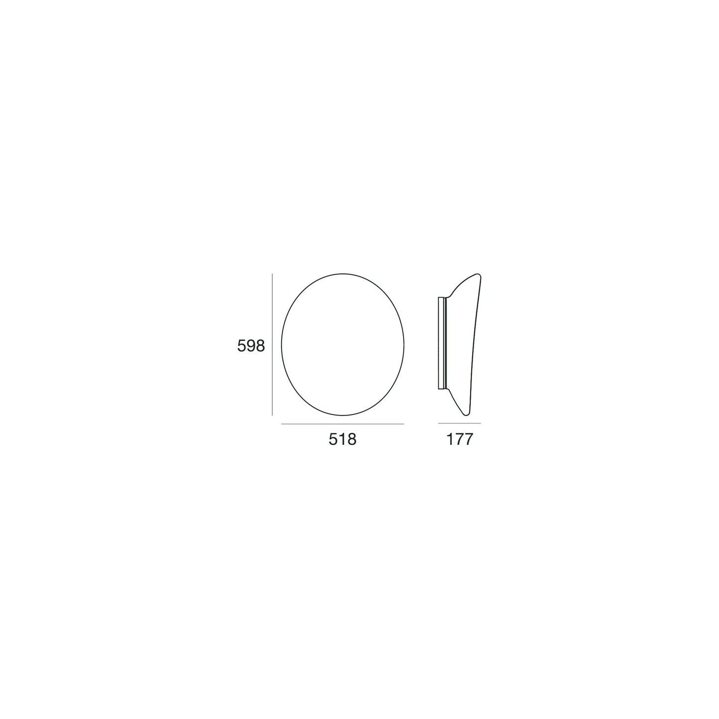 Dynamic Modern LED Wall or Ceiling Mounted Light
