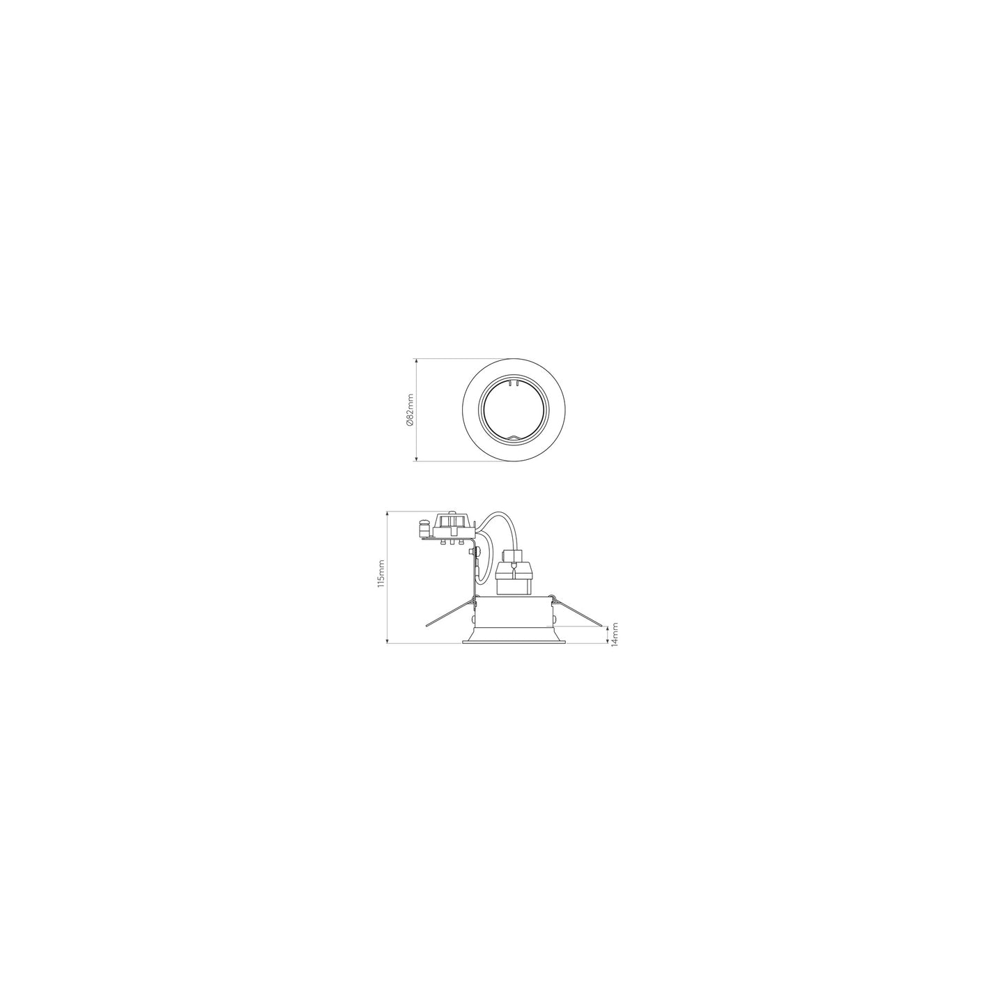Minima Round Adjustable Recessed Downlight