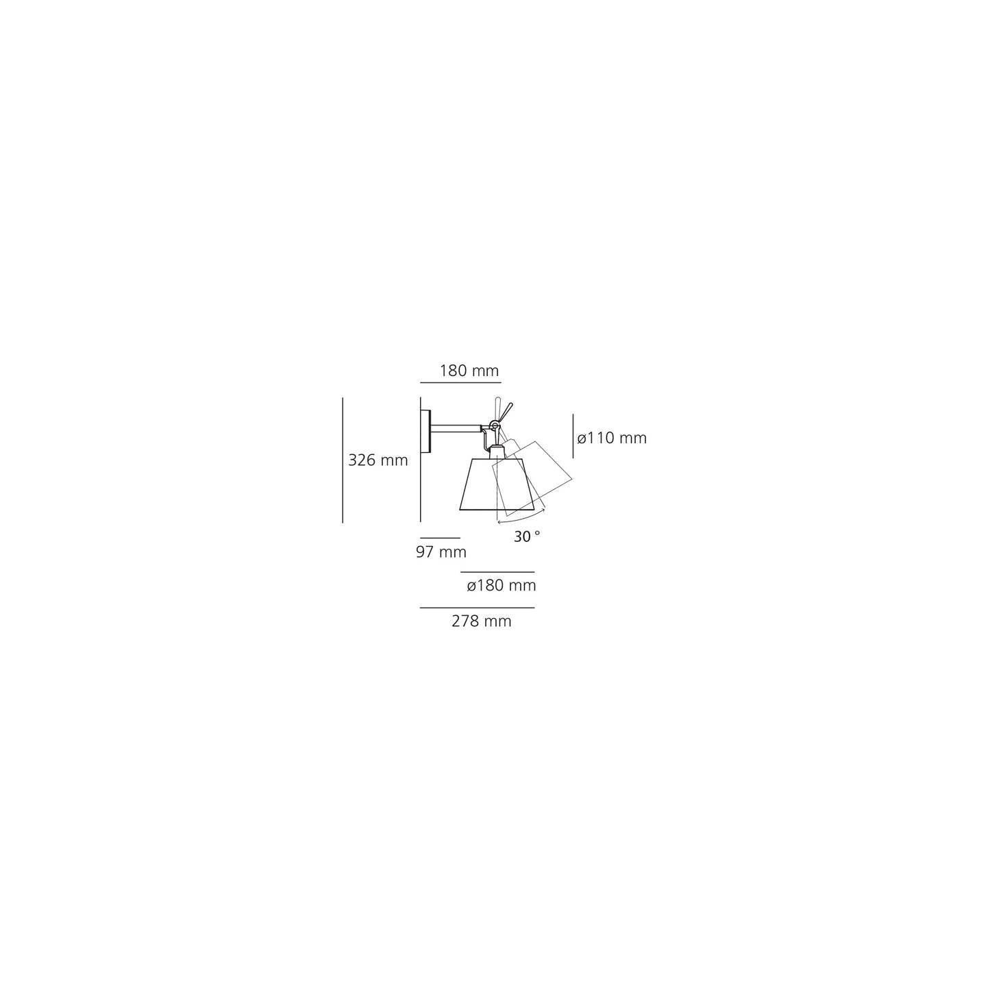 Tolomeo Wall Light