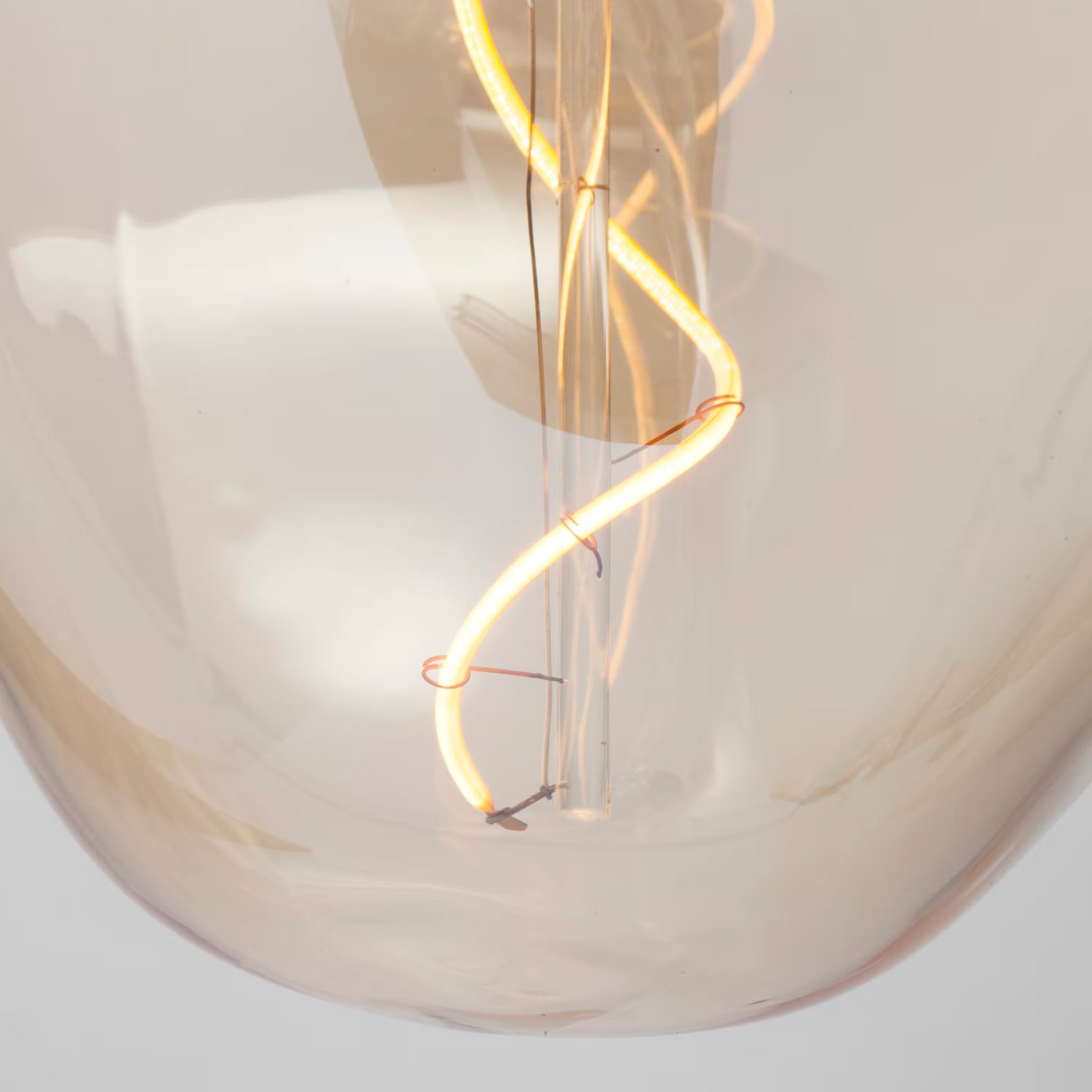 Voronoi II Large Tinted Glass Bulb with Pendant
