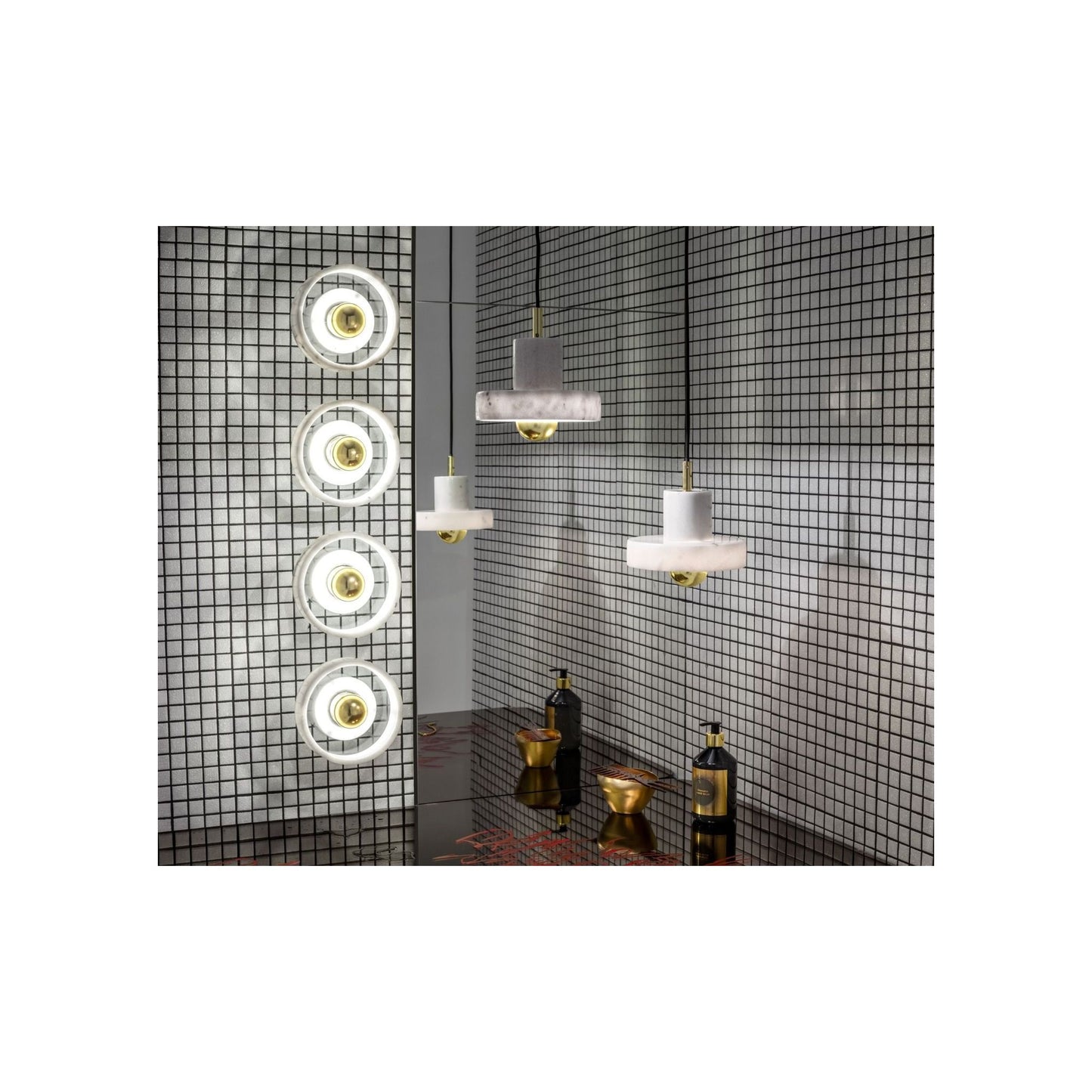 Stone Semi-Precious Wall Light