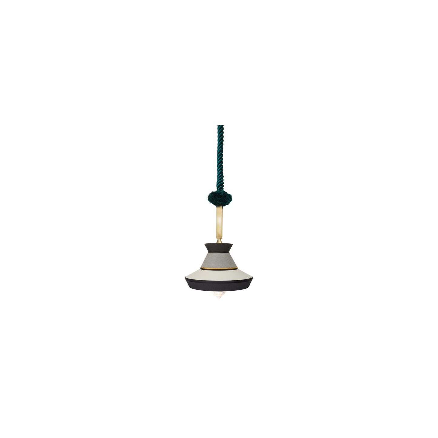 Calypso Guadaloupe Outdoor Transparent Glass LED Pendant with Waterproof Fabrics & IP Rating