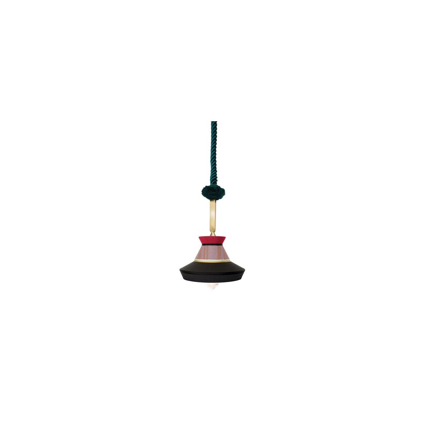 Calypso Guadaloupe Outdoor Transparent Glass LED Pendant with Waterproof Fabrics & IP Rating