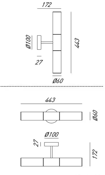 Etoile Up & Down Wall Light