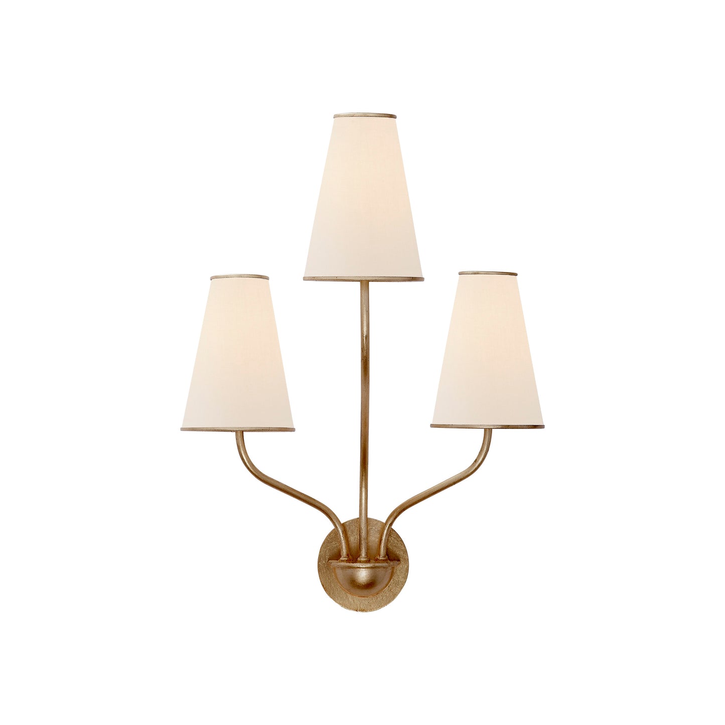 Montreuil Small Wall Sconce with Linen Shades