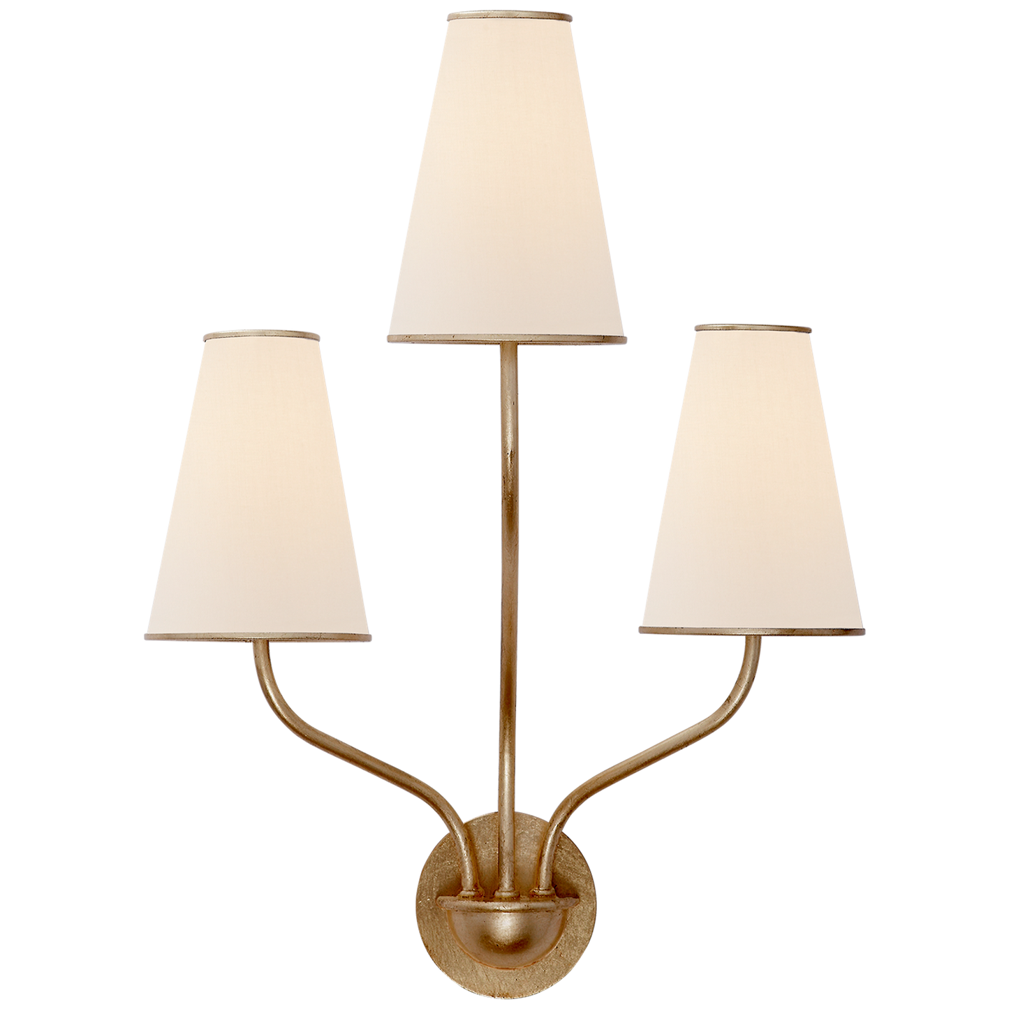 Montreuil Small Wall Sconce with Linen Shades