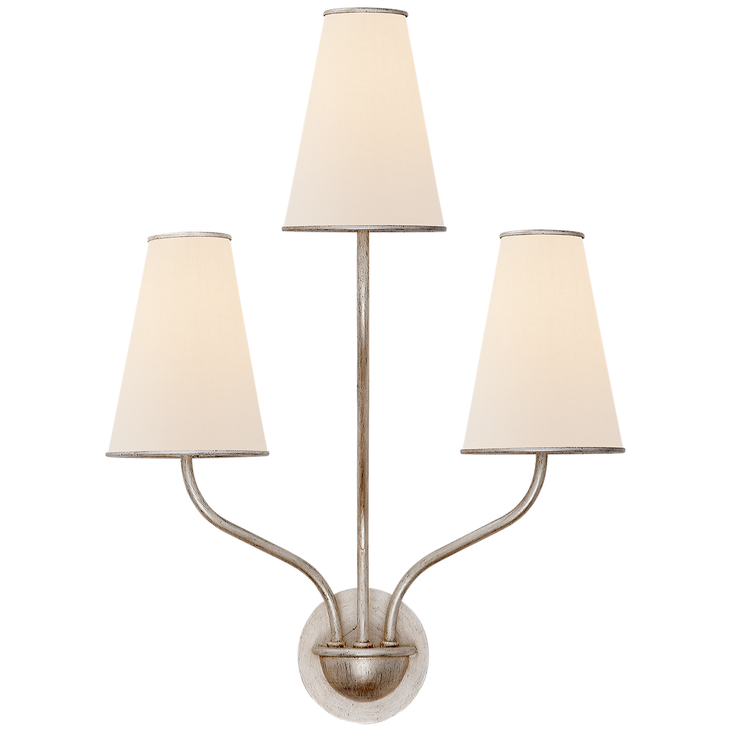 Montreuil Small Wall Sconce with Linen Shades