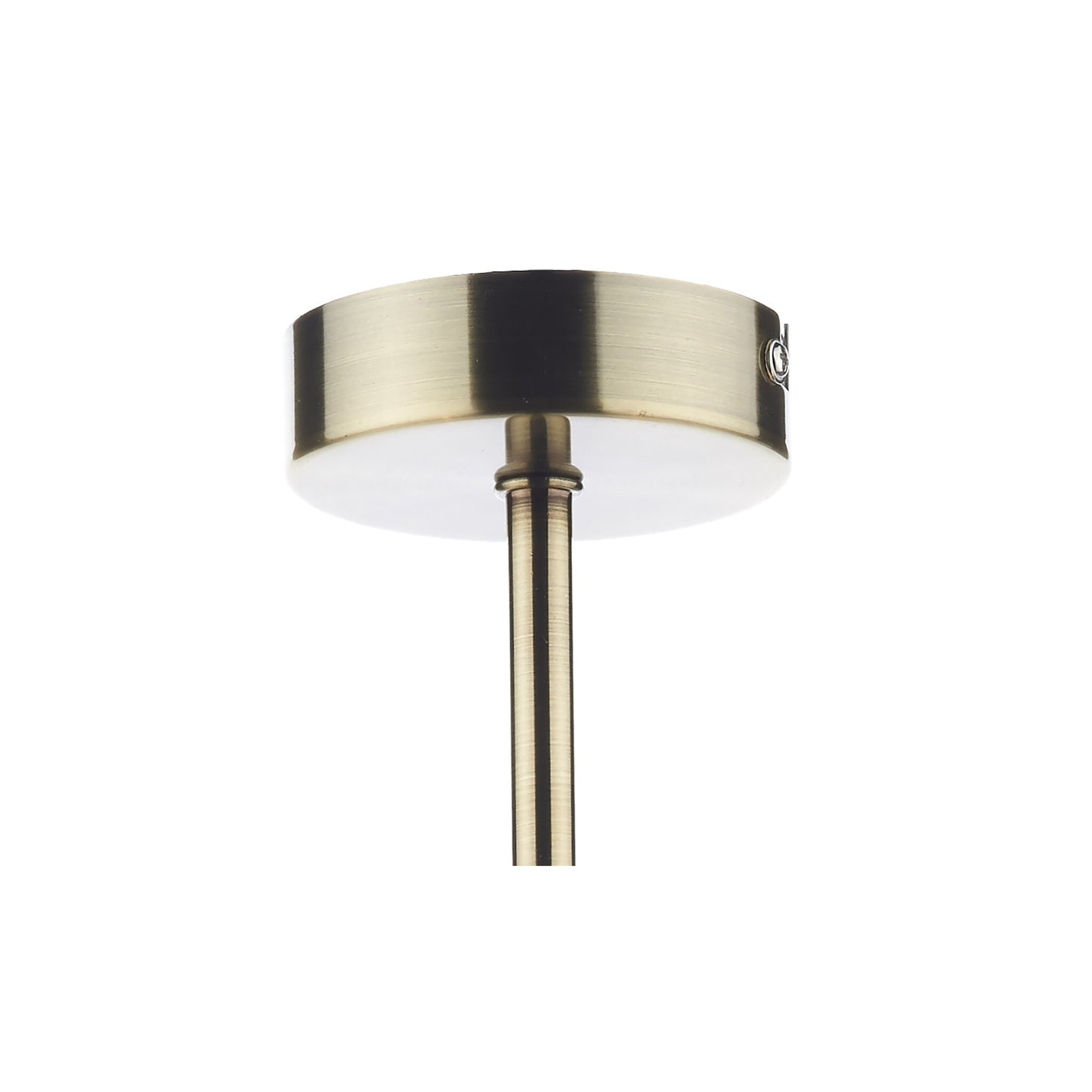 Dublin 3-Light Semi Flush Opal Glass&Polished Chrome Led
