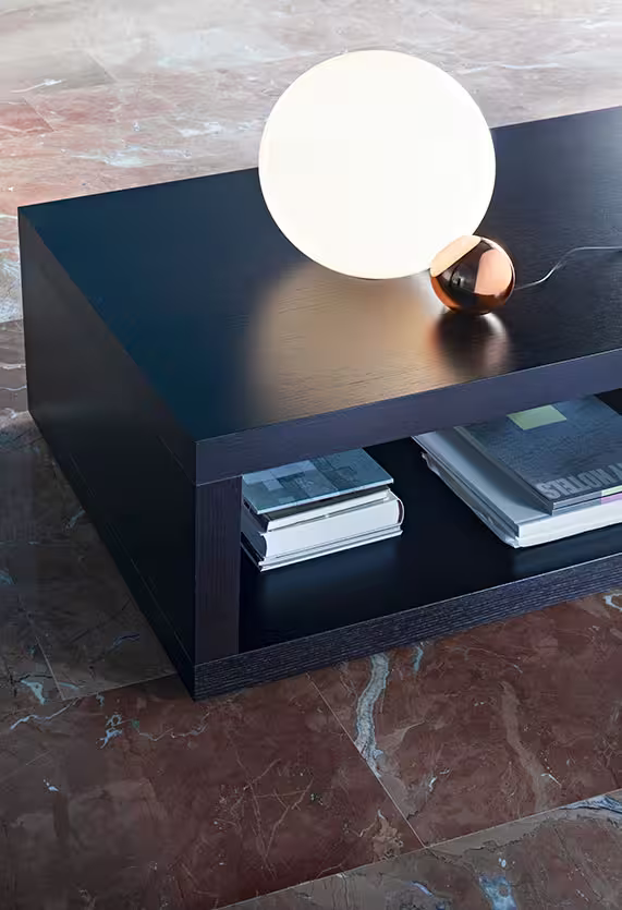 Copycat LED Table Lamp with Blown Glass Opal Diffuser