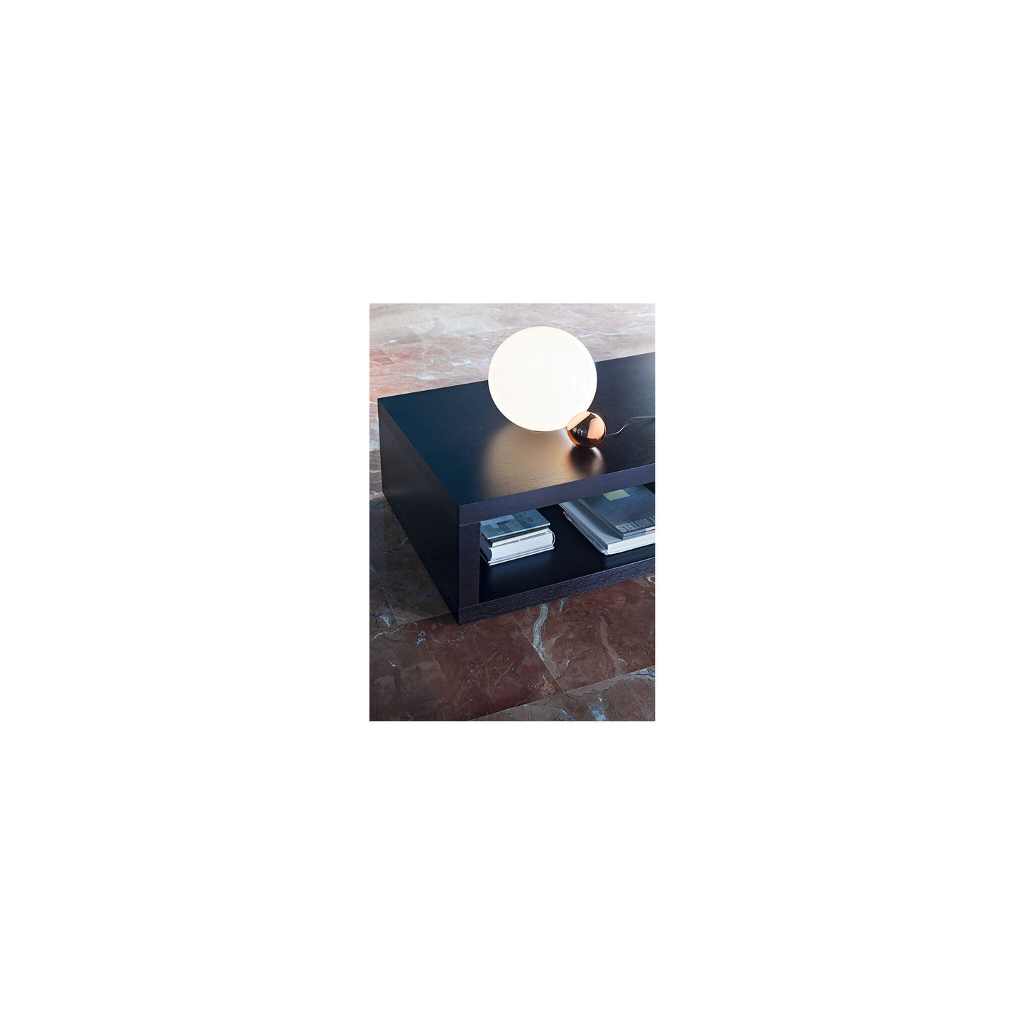 Copycat LED Table Lamp with Blown Glass Opal Diffuser