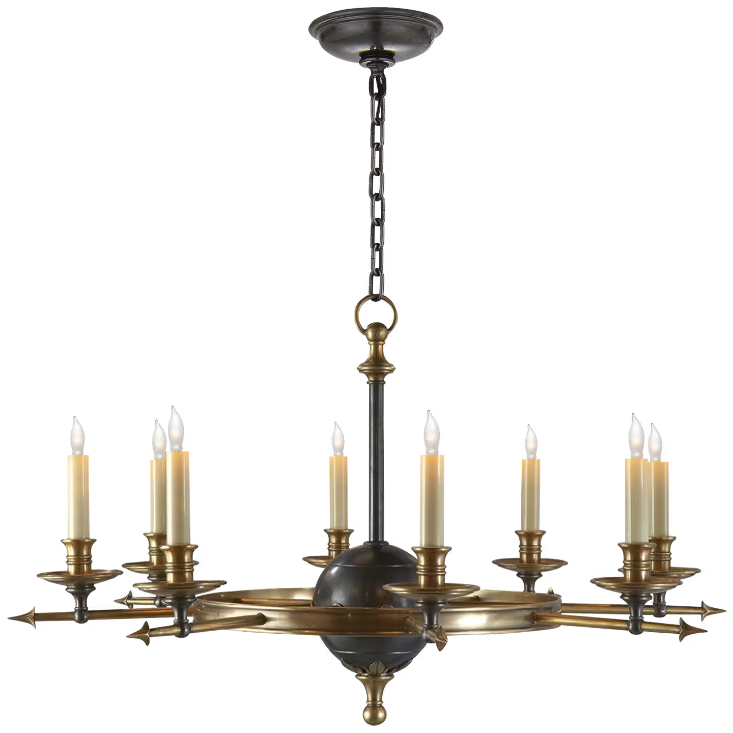 Leaf and Arrow Chandelier