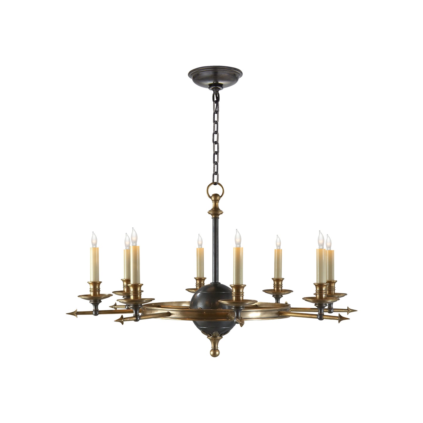 Leaf and Arrow Chandelier