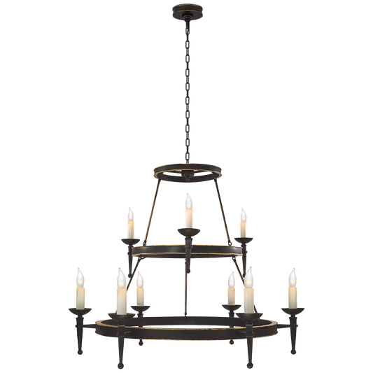 Dorset Large Torch Chandelier