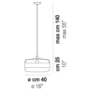 Futura SP G E27 Large Pendant