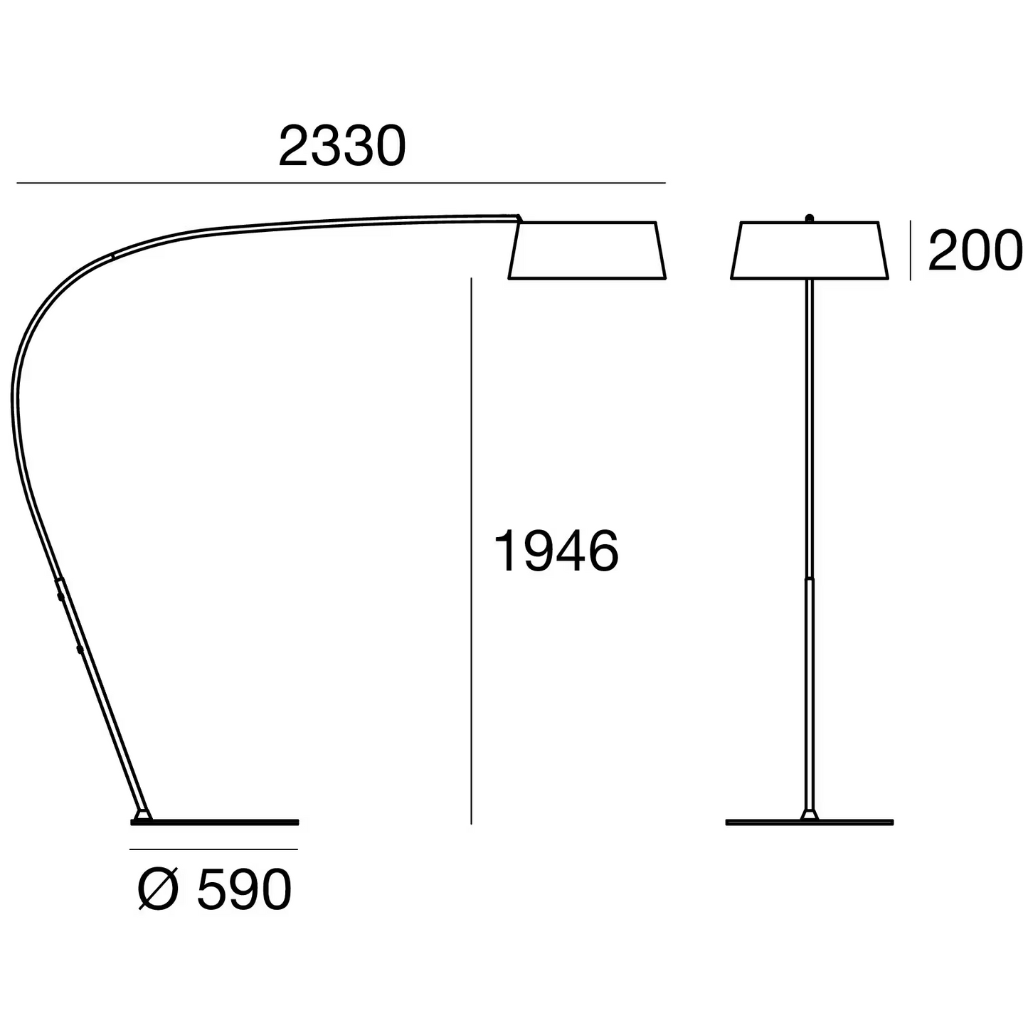 Oxygen FL1 Floor Lamp