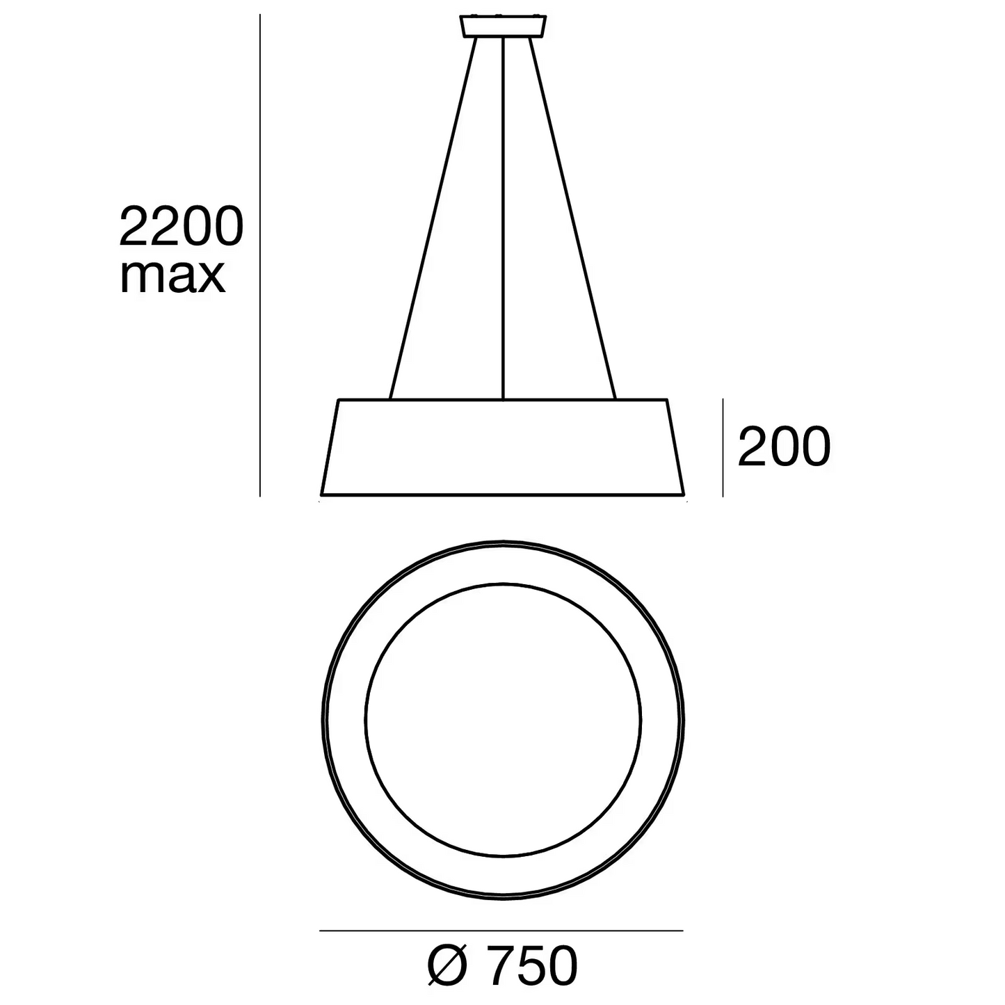 Oxygen P Large Pendant