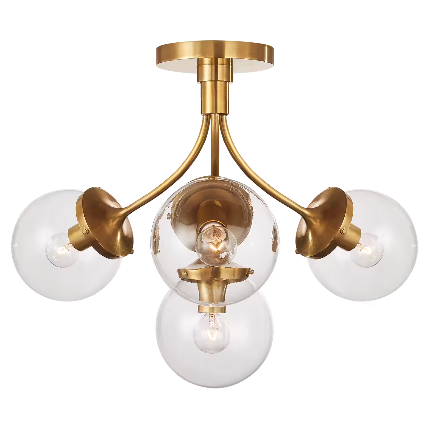 Prescott Medium Semi-Flush Mount