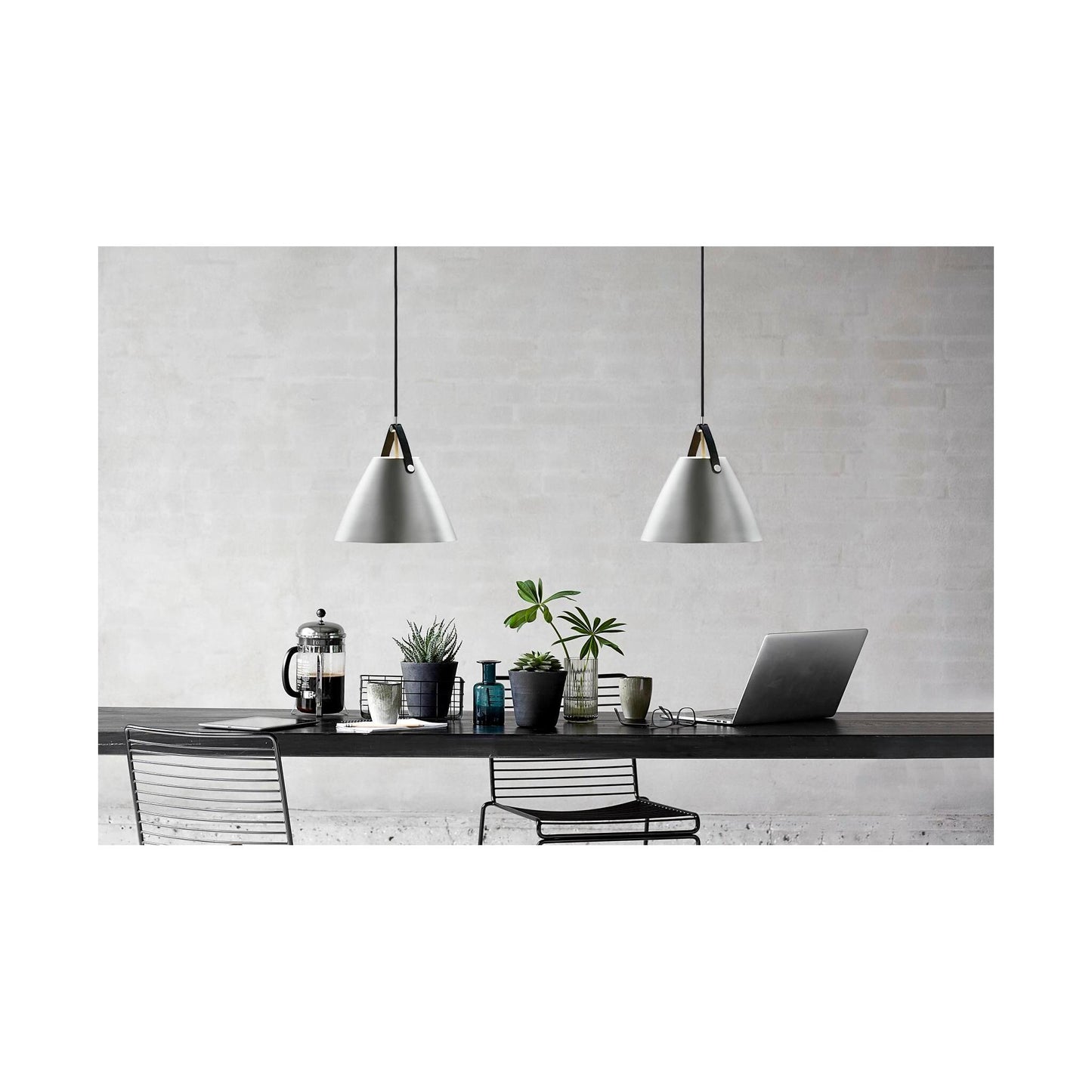 Strap 36 Medium Metal Pendant with Nordic style