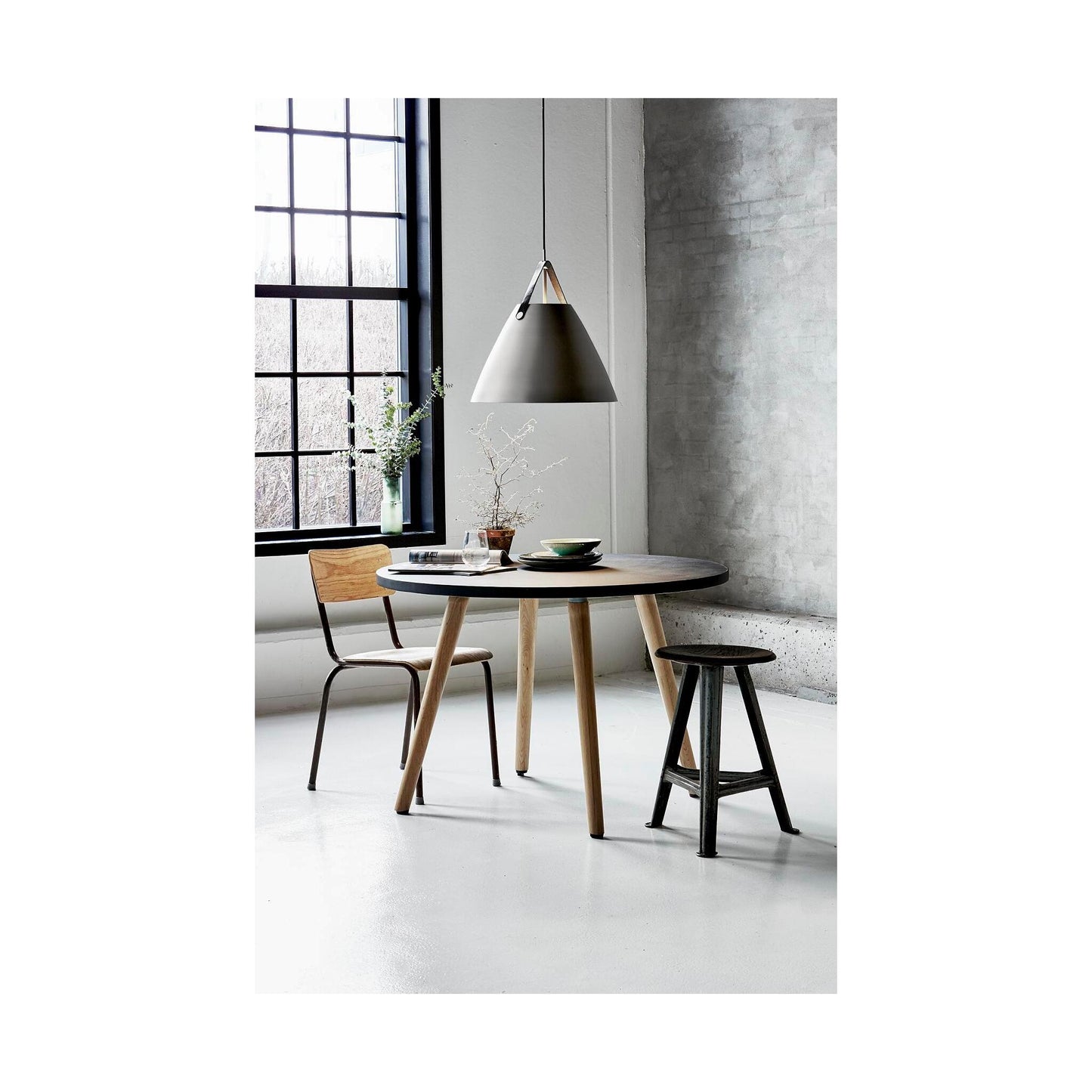 Strap 48 Large Metal Pendant with Nordic style