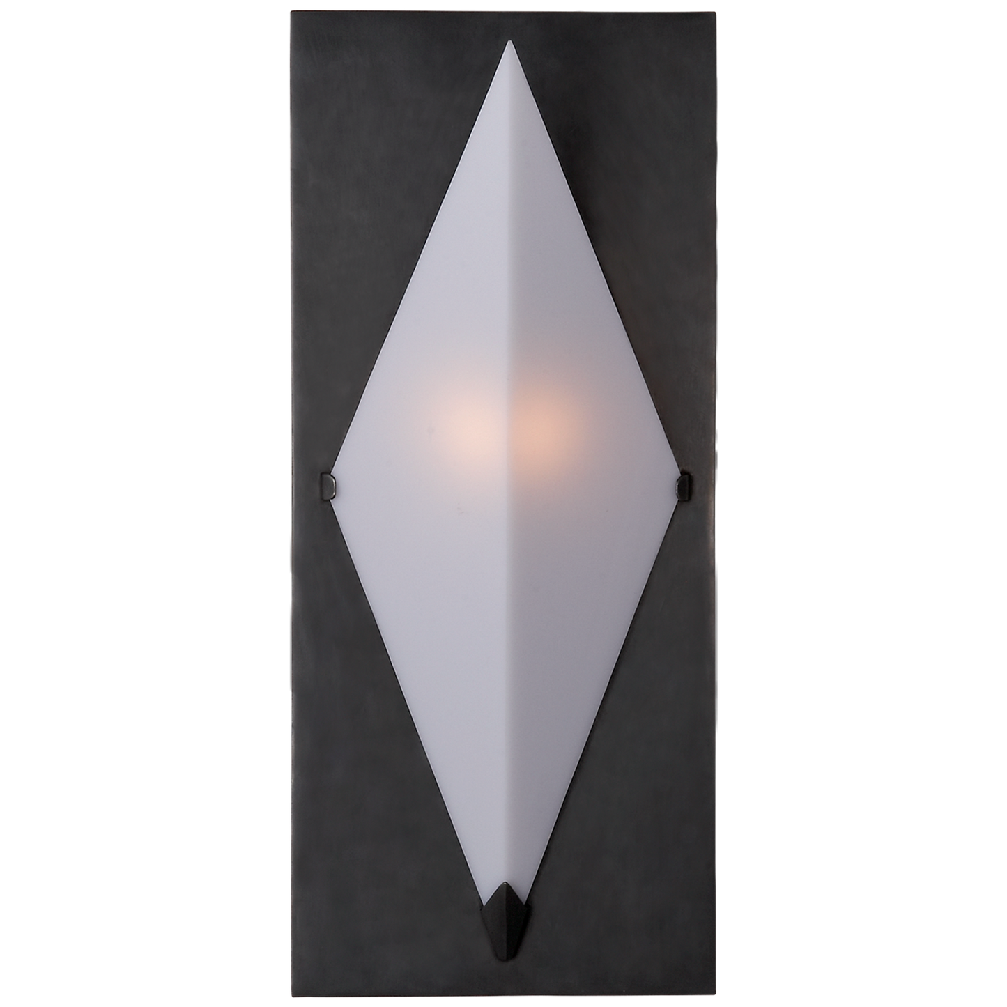 Forma White Glass Wall Light