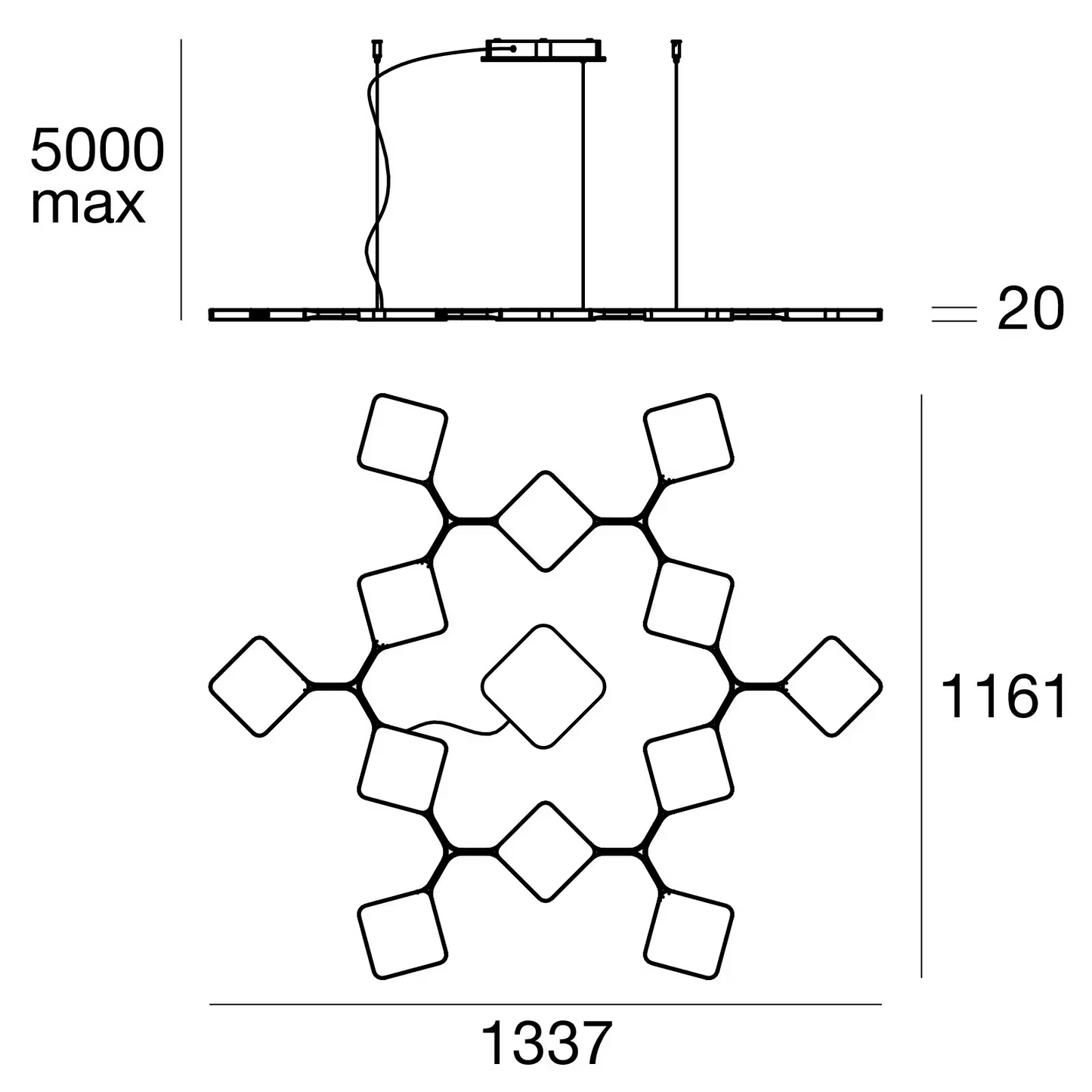Quad P12 Pendant