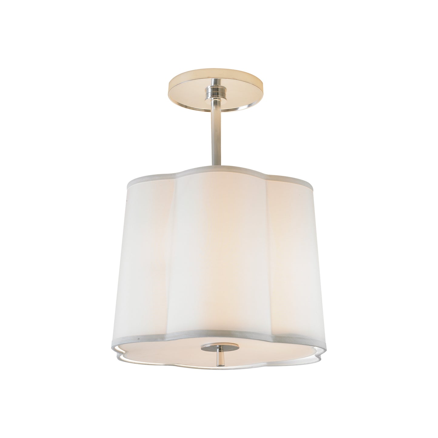 Scallop Small Semi-Flush Pendant