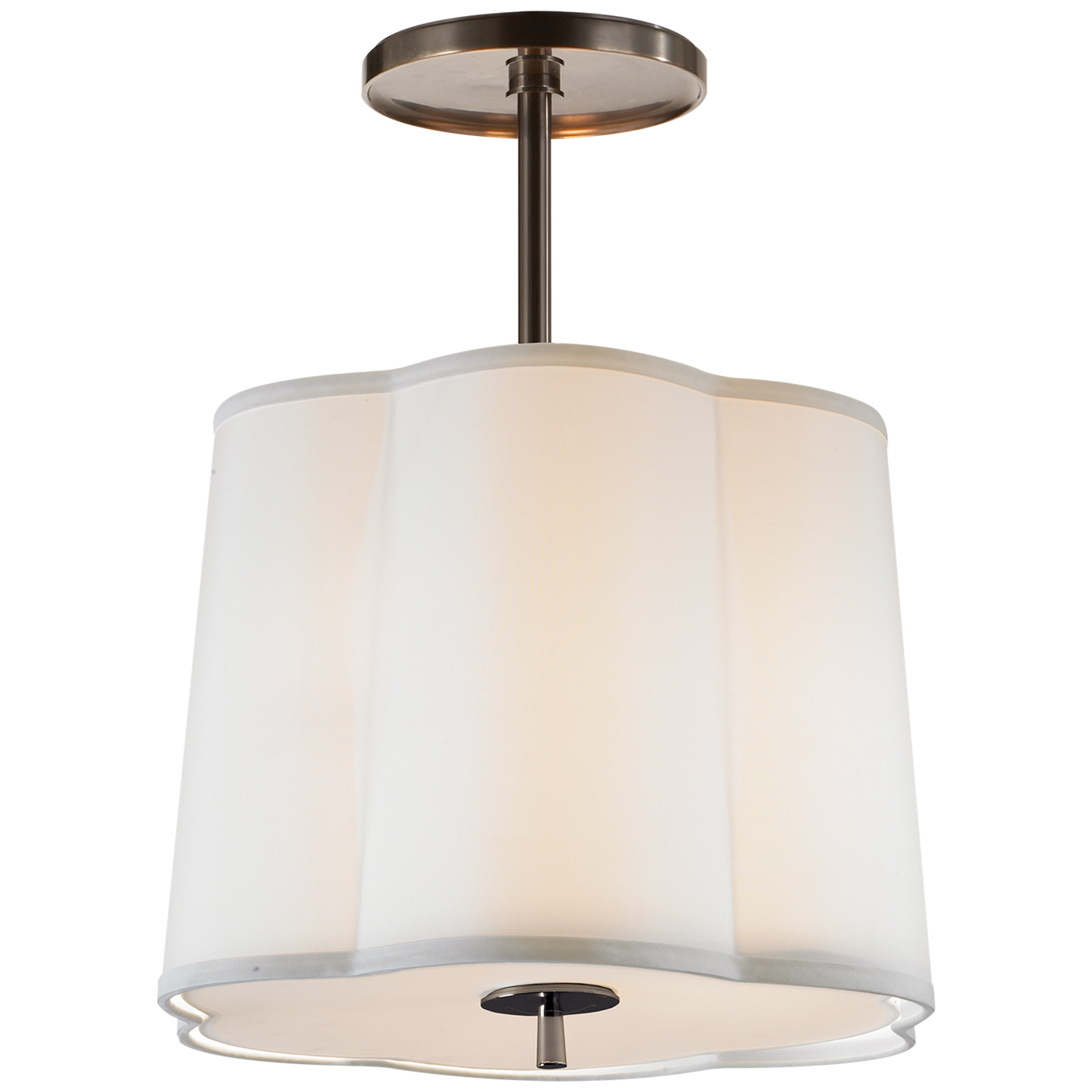 Scallop Small Semi-Flush Pendant