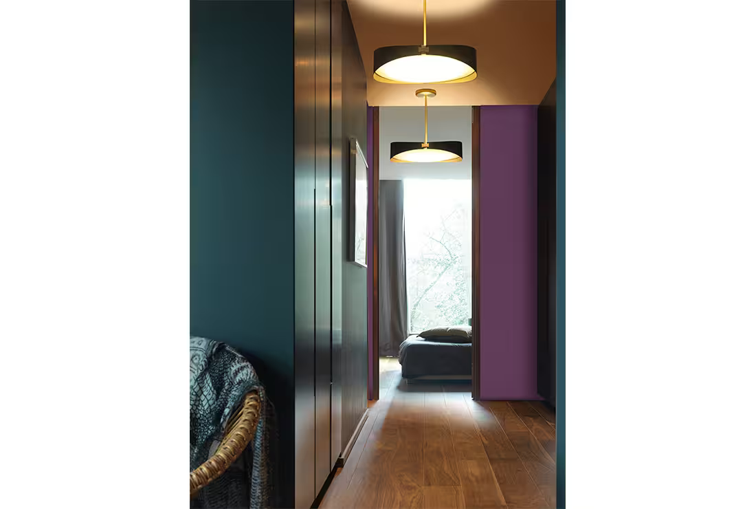 Ring Two-Toned Brass Pendant