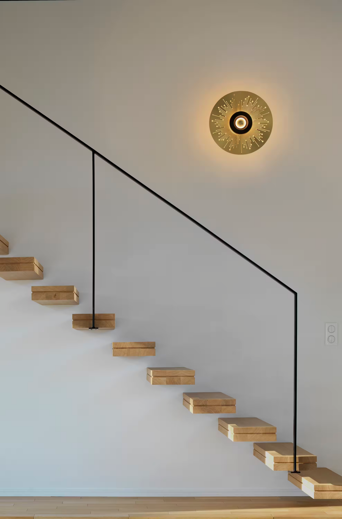 Earth Sun LED Wall Light