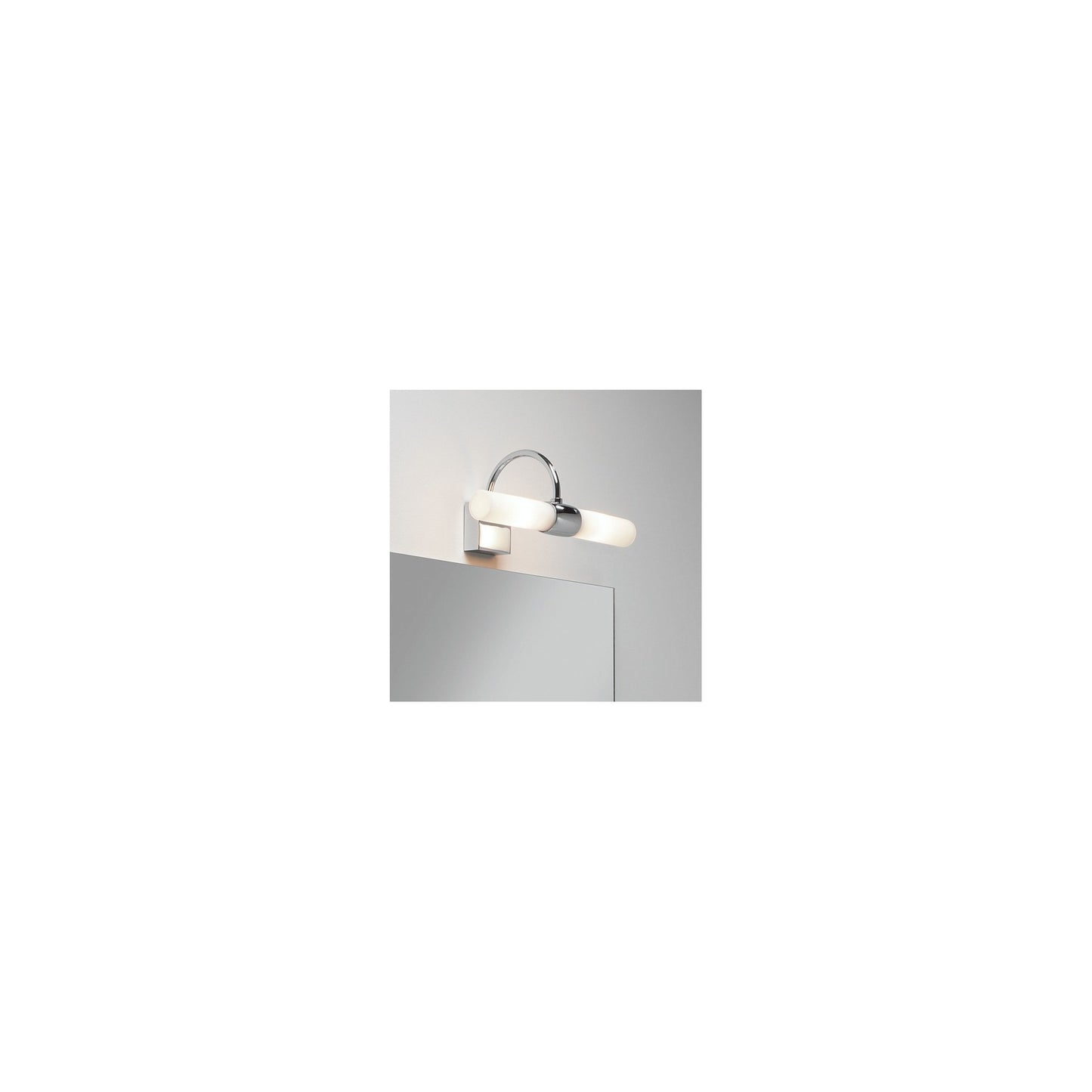 Dayton Wall Light Polished Chrome with Frosted Glass