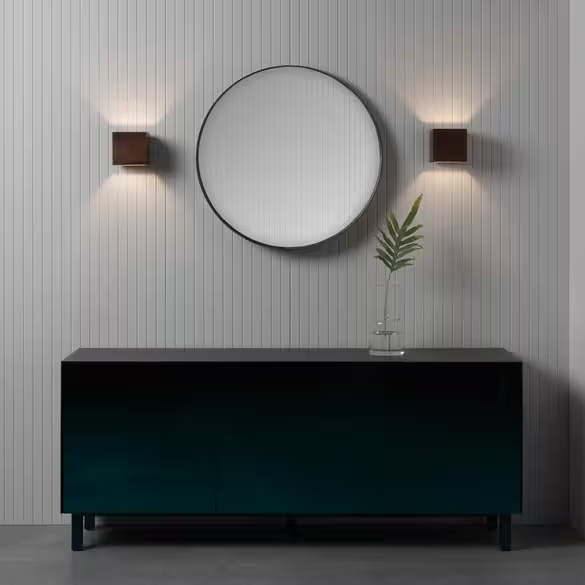 Cremona Wooden Cube Up & Down Wall Washer